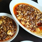 黄鶴 - 後から遅れて『麻婆豆腐』。写真する前に小皿に取っちゃいました。