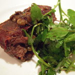 牛ほほ肉とレンズ豆の焼きテリーヌ（３分の１）