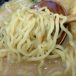 彰膳  - 「北海道味噌らーめん」中太縮れ麺