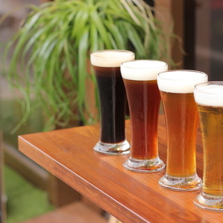 We always have over 14 kinds of draft craft beer, mainly from Shizuoka, domestically and internationally!