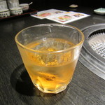 Matsunaga Bokujou - 完熟梅酒　ロック　５２０円