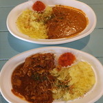 ポルキリ - ココナッツカレー　６００円　と　裏メニューのココナッツ抜きカレー　６００円　【　２０１４年５月　】