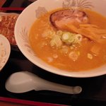 旭川ラーメン天山 - 味噌ラーメン６００円