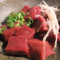 焼肉ホルモン 稲田 - レバ刺し