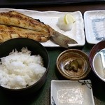 鮪一 - 「しまホッケ開き定食」（890円）