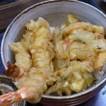 鮪一 - 日替ランチ「海老天丼」（780円）