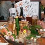 磯一 東三国店 - 磯一名物「舟盛り」はいつも豪華だった。