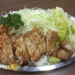 桃乳舎 - ポークソテーライス　600円