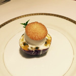 レストラン アラジン - ココナッツムース、マンゴー、パッションフルーツ2015-8