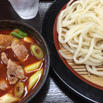 武蔵野うどん 藤原 - 旨辛肉汁うどん並