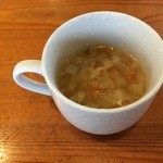 チャヤ ジャルディーノ シロヤマ - 201508 GIARDINO ★プレートセット（1050円）★サラダと本日のアンティパスト2種  