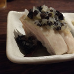 紅紅火火 - 2015.8. 蒸し鶏はネギとオリーブの刻みダレが面白い