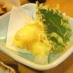 鳥好 - 2015年7月　白イカの天ぷら