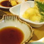 鳥好 - 2015年7月　白イカの天ぷら