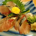 鳥好 - 2015年7月　鯵の刺身