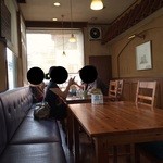 チャヤ ジャルディーノ シロヤマ - 201508 GIARDINO  店内（座席より右まわり）→