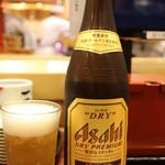 Morimori Zushi - 瓶ビール(500円)