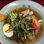 珉亭 - Aug 2015　冷しそば800円　俯瞰