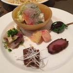 くろさわ東京菜 - 15.8月  前菜盛り合わせ