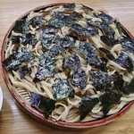 翁そば - 千切り海苔がいっぱい…