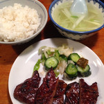 真助 - 牛タン定食　タレ味