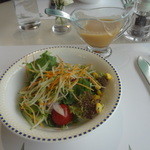 テラスレストラン - 2015/8　サラダ、和風ドレッシング（生姜風味）