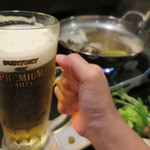 金武 - プレミアムモルツもありました（600円）