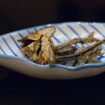 北新地 湯木 - 2015.8 骨せんべい