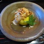 比良山荘 - いちじくのくるみ味噌かけ