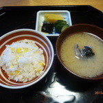 比良山荘 - とうもろこしご飯、鯉こく、香の物