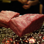 雄三郎 - シャトーブリアンの肉塊 　炭火で焼きます
