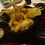 海鮮蔵 魚魚魚 - 江戸前風天丼