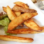 パン屋カフェ キャトル - セットポテト