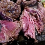 Sutekiandohambagusenmontennikunomurayama - 肉の村山 葛西店 ランチ Texas ステーキ カット