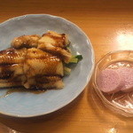 Takazushi - 穴子と山芋の漬物