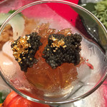 中国料理 陽明殿 - キャビアとキャビアゼリー