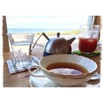 オンブラマイフ - 目の前は…海 ペパーミントティで