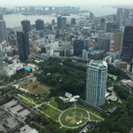 中国料理 陽明殿 - 東京タワー展望台から、ホテルを撮影