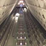 中国料理 陽明殿 - 1階から上層部を撮影