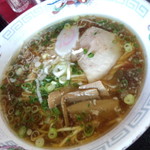 三宝中華料理 - そば定食<税込>550円のラーメン(2015.08.14)