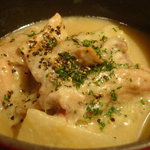 びすとろ UOKIN - 2010/05　和牛　牛もつ煮込み　白味噌仕立てＳＴＡＵＢで(６８０円)。