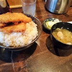 政家 新潟駅南店 - 特製２段盛カツ丼（\1,180）