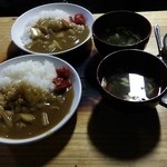 鳳凰小屋 - 夕食のカレー