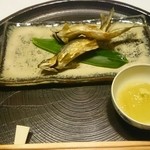 亀の井別荘 - 鮎の塩焼き