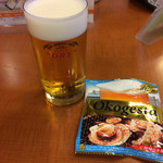 アサヒビール 名古屋工場 - 試飲のスーパードライとおつまみ