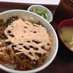 すき家 - 高菜明太マヨ牛丼❤