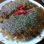 Hiroshima Fuu Okonomiyaki Mukago - そば焼ダブル