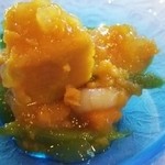 Sakura Saryou - かぼはちゃと小海老の琥珀煮