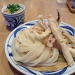 与喜饂飩 - いか天ざる 850円