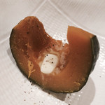 銀座 いっぱし - デザートがわりのかぼちゃ